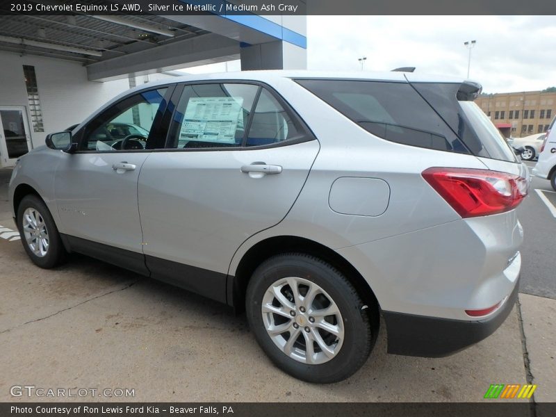 Silver Ice Metallic / Medium Ash Gray 2019 Chevrolet Equinox LS AWD