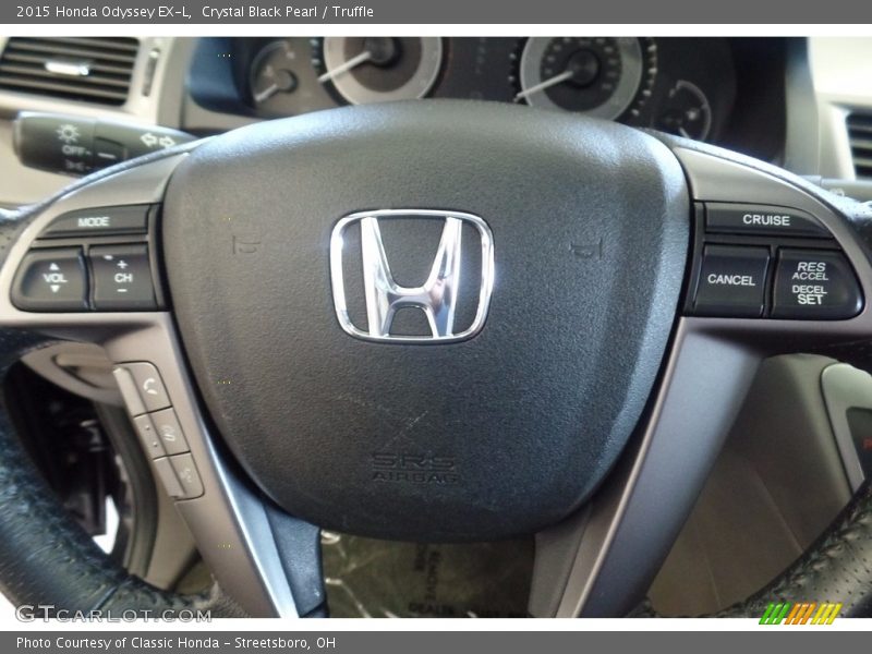 Crystal Black Pearl / Truffle 2015 Honda Odyssey EX-L