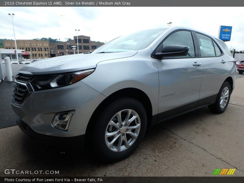 Silver Ice Metallic / Medium Ash Gray 2019 Chevrolet Equinox LS AWD