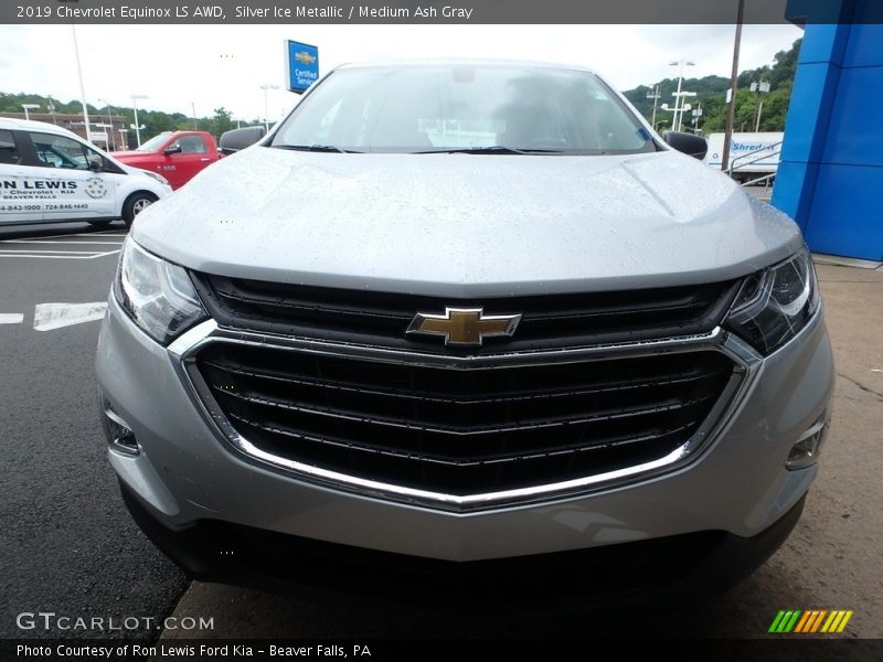 Silver Ice Metallic / Medium Ash Gray 2019 Chevrolet Equinox LS AWD