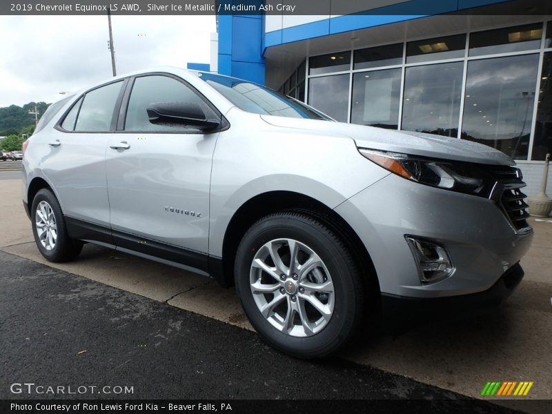 Silver Ice Metallic / Medium Ash Gray 2019 Chevrolet Equinox LS AWD