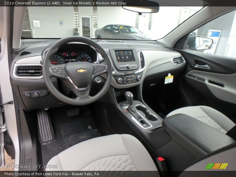 Silver Ice Metallic / Medium Ash Gray 2019 Chevrolet Equinox LS AWD