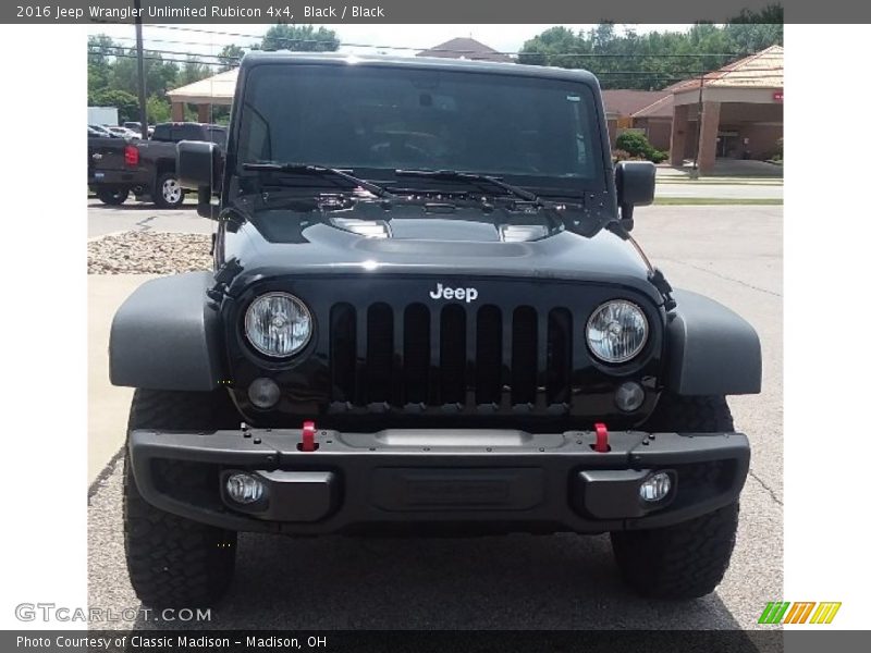 Black / Black 2016 Jeep Wrangler Unlimited Rubicon 4x4