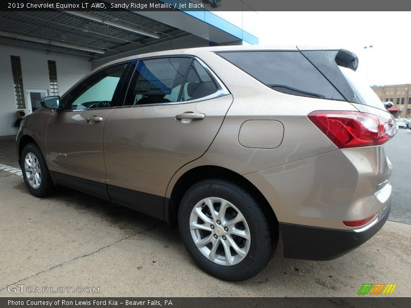 Sandy Ridge Metallic / Jet Black 2019 Chevrolet Equinox LT AWD