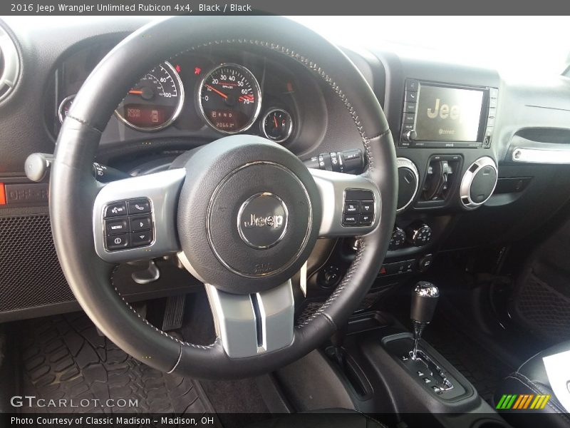 Black / Black 2016 Jeep Wrangler Unlimited Rubicon 4x4