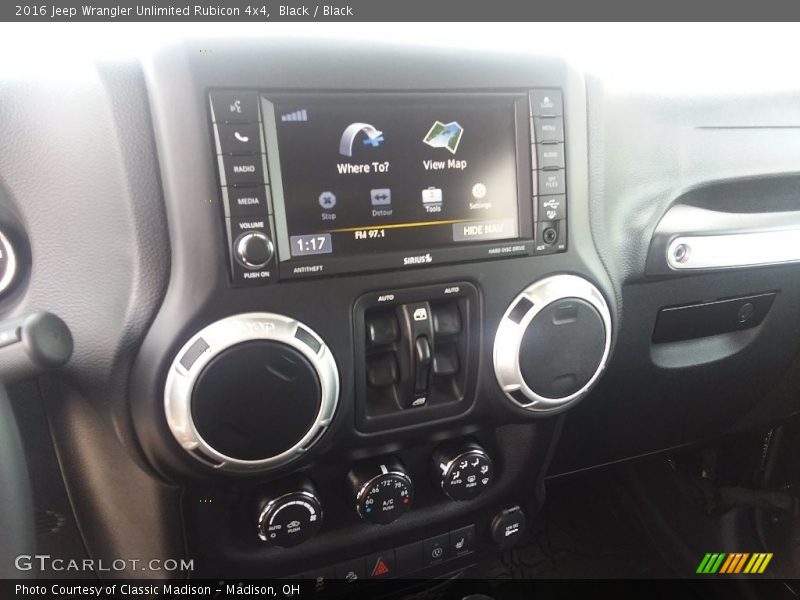 Black / Black 2016 Jeep Wrangler Unlimited Rubicon 4x4