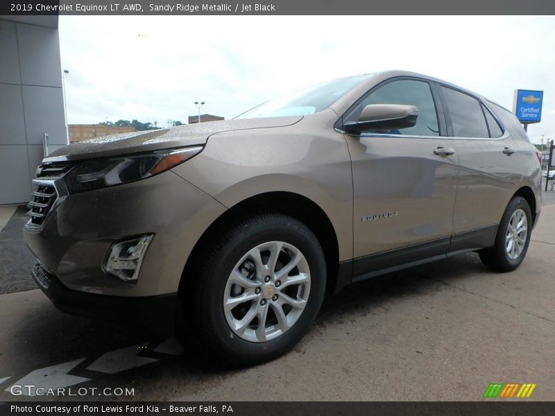 Sandy Ridge Metallic / Jet Black 2019 Chevrolet Equinox LT AWD