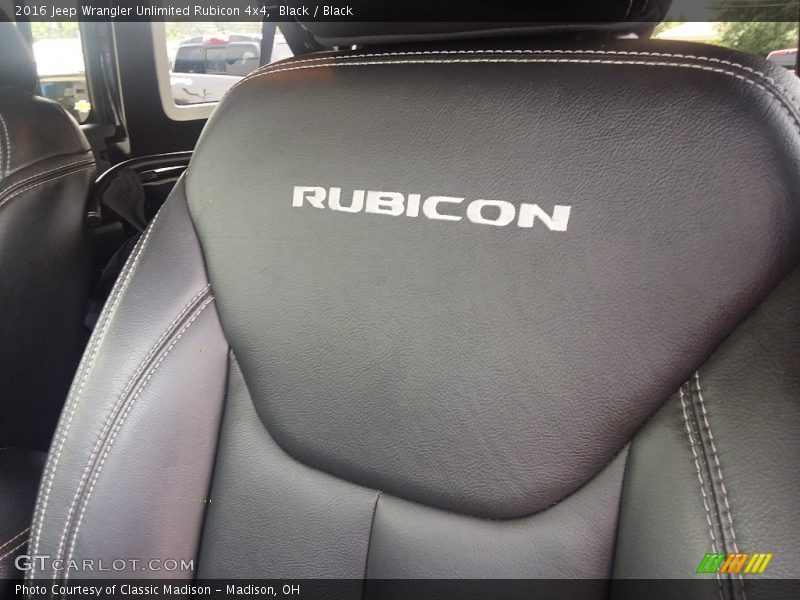 Black / Black 2016 Jeep Wrangler Unlimited Rubicon 4x4