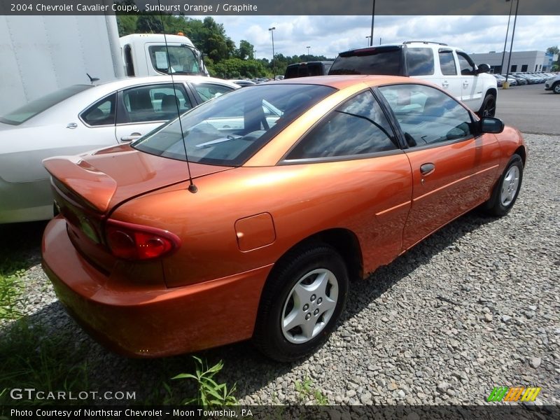 Sunburst Orange / Graphite 2004 Chevrolet Cavalier Coupe