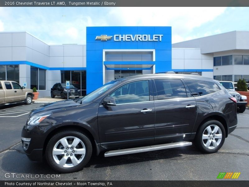 Tungsten Metallic / Ebony 2016 Chevrolet Traverse LT AWD