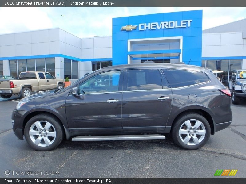 Tungsten Metallic / Ebony 2016 Chevrolet Traverse LT AWD