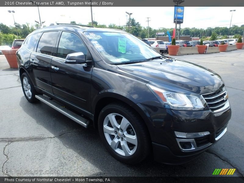 Tungsten Metallic / Ebony 2016 Chevrolet Traverse LT AWD