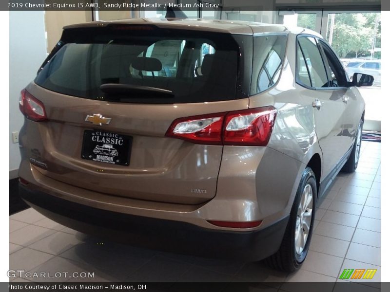 Sandy Ridge Metallic / Medium Ash Gray 2019 Chevrolet Equinox LS AWD