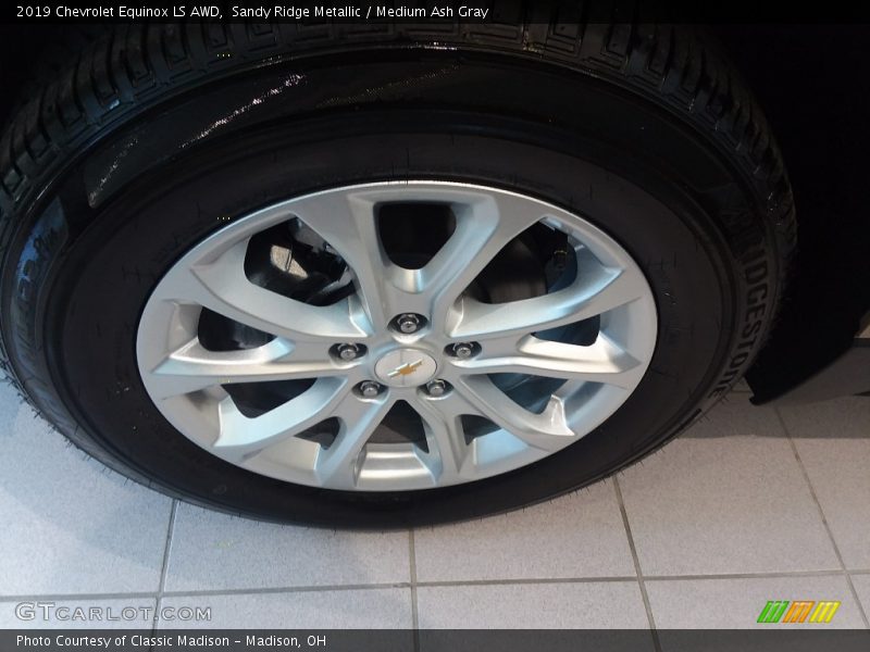 Sandy Ridge Metallic / Medium Ash Gray 2019 Chevrolet Equinox LS AWD