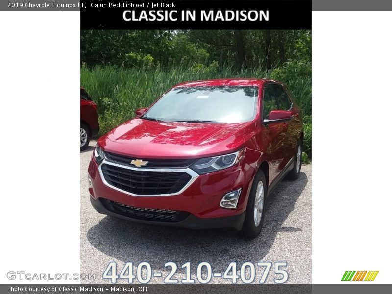 Cajun Red Tintcoat / Jet Black 2019 Chevrolet Equinox LT