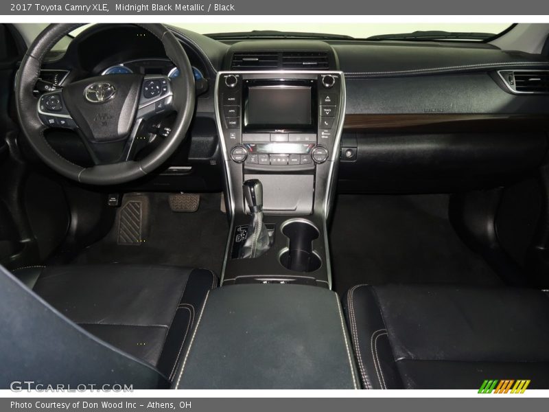 Midnight Black Metallic / Black 2017 Toyota Camry XLE
