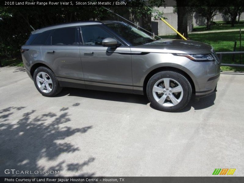Silicon Silver Metallic / Ebony 2018 Land Rover Range Rover Velar S