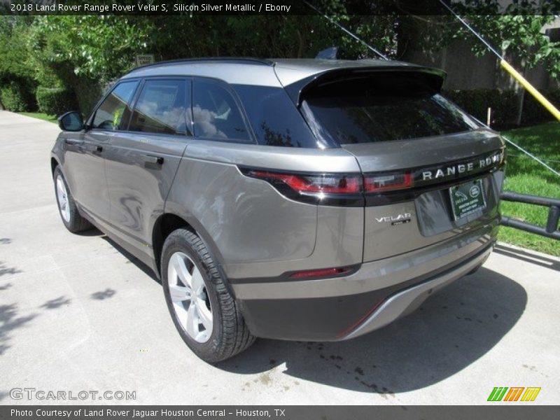 Silicon Silver Metallic / Ebony 2018 Land Rover Range Rover Velar S