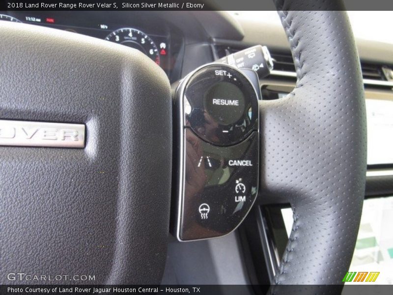 Silicon Silver Metallic / Ebony 2018 Land Rover Range Rover Velar S