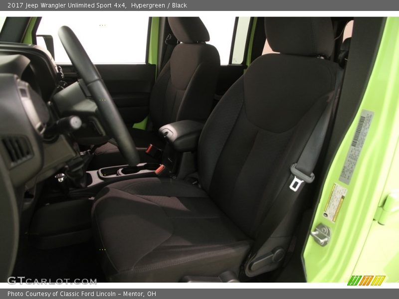 Hypergreen / Black 2017 Jeep Wrangler Unlimited Sport 4x4