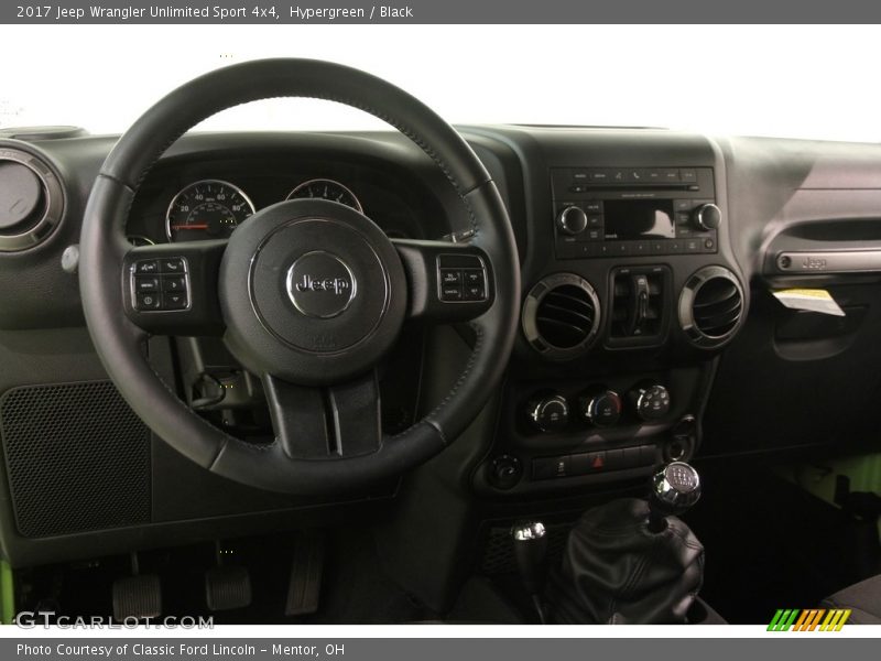 Hypergreen / Black 2017 Jeep Wrangler Unlimited Sport 4x4