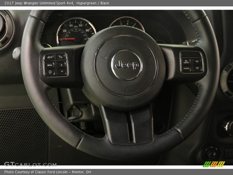 Hypergreen / Black 2017 Jeep Wrangler Unlimited Sport 4x4