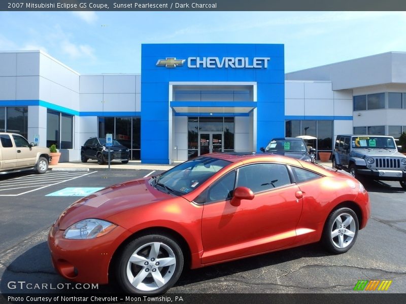 Sunset Pearlescent / Dark Charcoal 2007 Mitsubishi Eclipse GS Coupe
