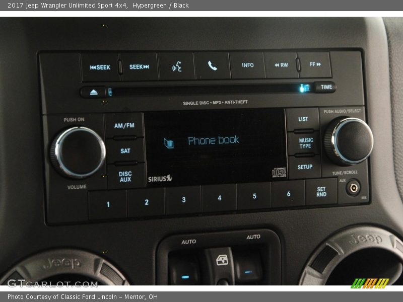 Hypergreen / Black 2017 Jeep Wrangler Unlimited Sport 4x4