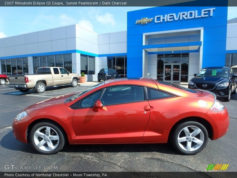 Sunset Pearlescent / Dark Charcoal 2007 Mitsubishi Eclipse GS Coupe