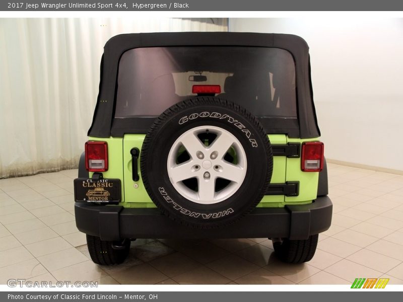 Hypergreen / Black 2017 Jeep Wrangler Unlimited Sport 4x4