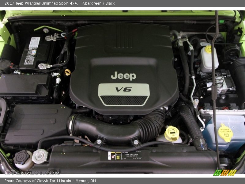 Hypergreen / Black 2017 Jeep Wrangler Unlimited Sport 4x4