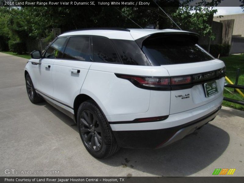 Yulong White Metallic / Ebony 2018 Land Rover Range Rover Velar R Dynamic SE