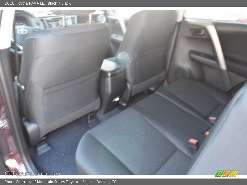 Black / Black 2018 Toyota RAV4 LE