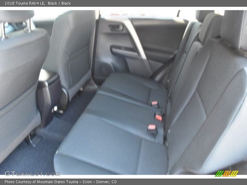 Black / Black 2018 Toyota RAV4 LE