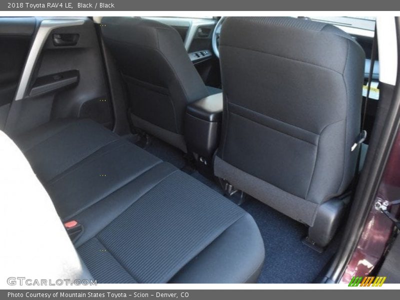 Black / Black 2018 Toyota RAV4 LE