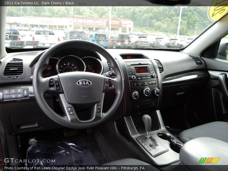 Dark Cherry / Black 2011 Kia Sorento LX