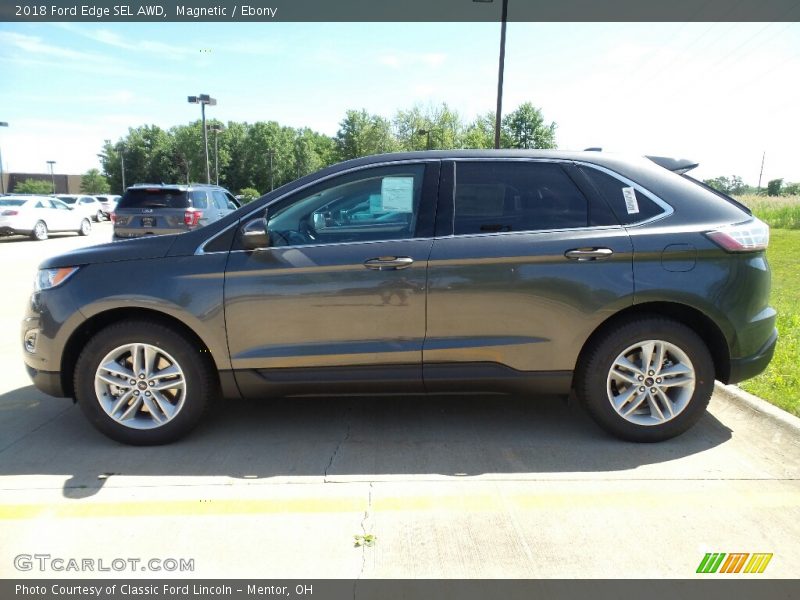Magnetic / Ebony 2018 Ford Edge SEL AWD