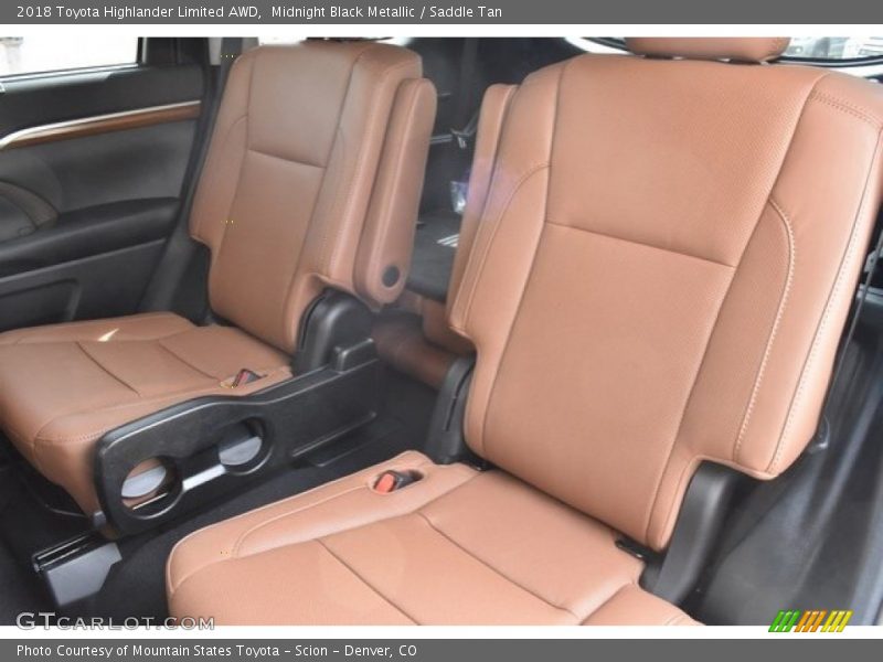 Midnight Black Metallic / Saddle Tan 2018 Toyota Highlander Limited AWD