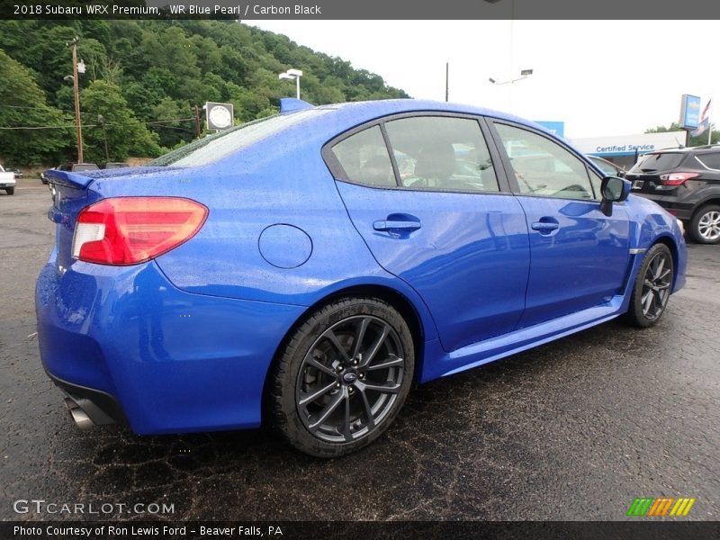 WR Blue Pearl / Carbon Black 2018 Subaru WRX Premium