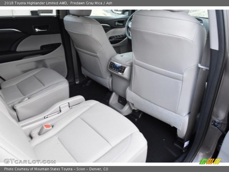 Predawn Gray Mica / Ash 2018 Toyota Highlander Limited AWD