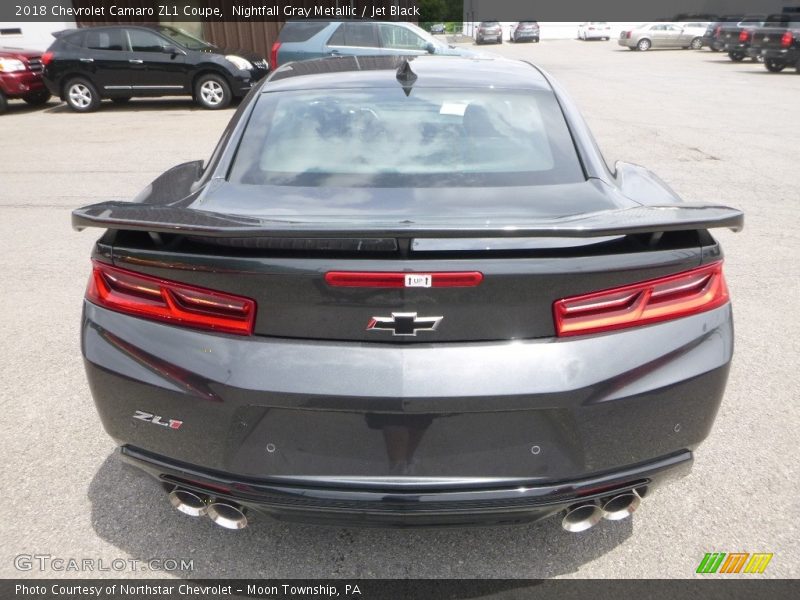 Nightfall Gray Metallic / Jet Black 2018 Chevrolet Camaro ZL1 Coupe