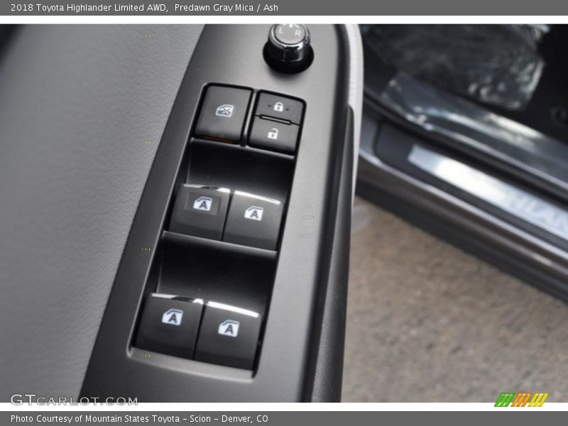Predawn Gray Mica / Ash 2018 Toyota Highlander Limited AWD