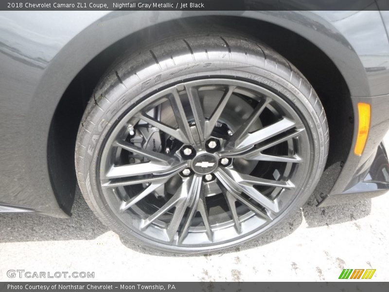 Nightfall Gray Metallic / Jet Black 2018 Chevrolet Camaro ZL1 Coupe