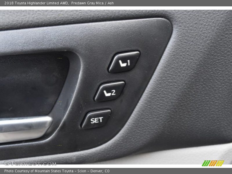 Predawn Gray Mica / Ash 2018 Toyota Highlander Limited AWD
