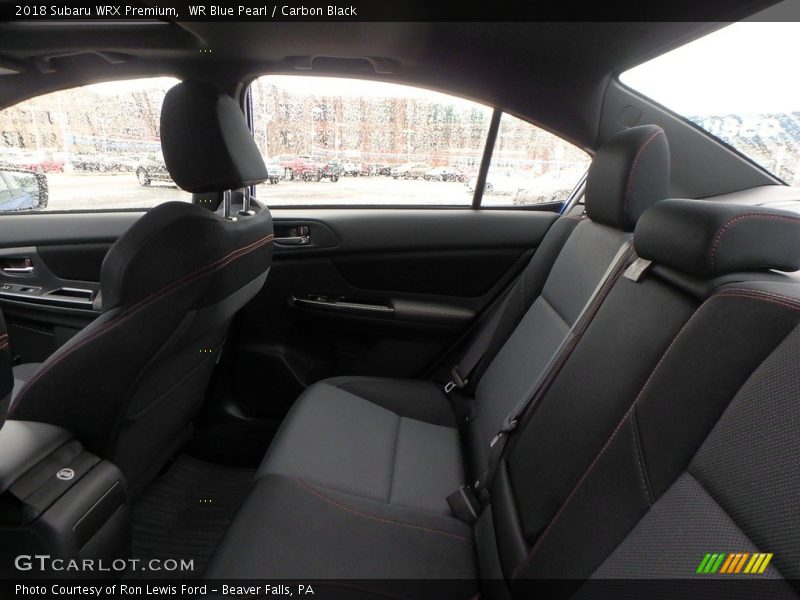 Rear Seat of 2018 WRX Premium