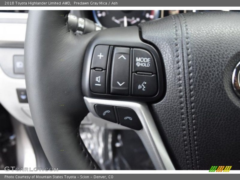Predawn Gray Mica / Ash 2018 Toyota Highlander Limited AWD