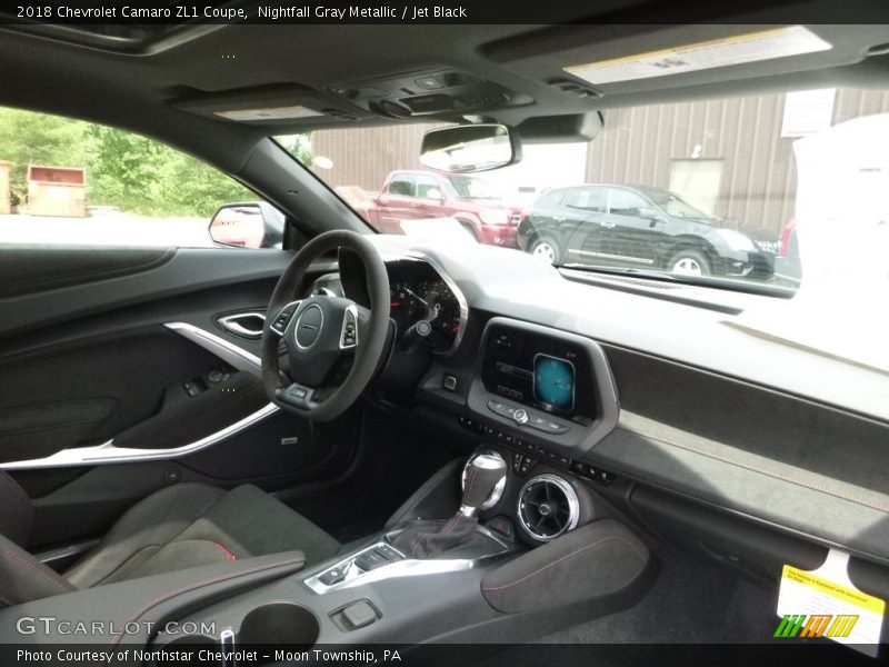 Nightfall Gray Metallic / Jet Black 2018 Chevrolet Camaro ZL1 Coupe