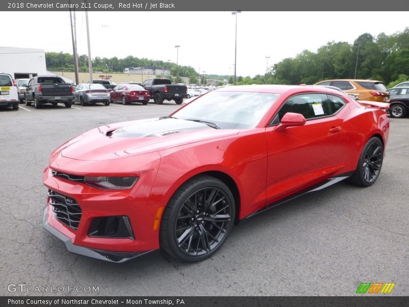 Red Hot / Jet Black 2018 Chevrolet Camaro ZL1 Coupe