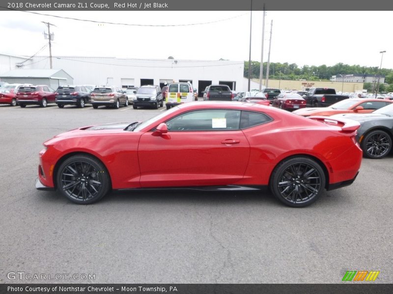 Red Hot / Jet Black 2018 Chevrolet Camaro ZL1 Coupe