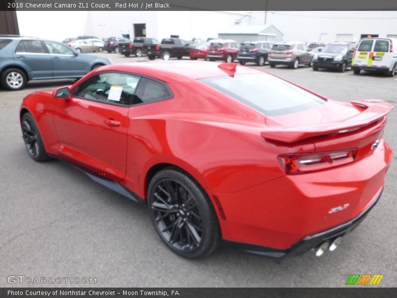 Red Hot / Jet Black 2018 Chevrolet Camaro ZL1 Coupe
